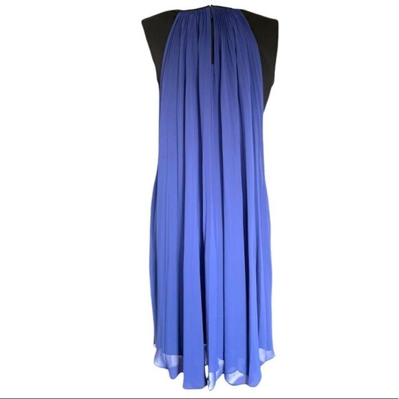 ESCADA Navy and Black Sleeveless Knee Length Dress - Picture 3 of 6